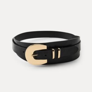 Cinturón Escorial : Tipo fajín de 4 cm de ancho realizado en piel.